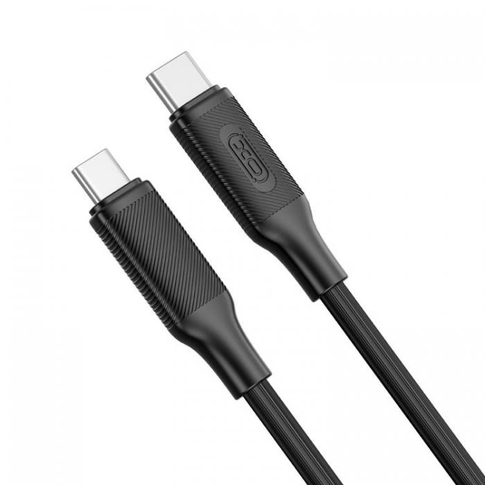 XO - XO USB-C Till USB-C 60W Kabel 1m PD Q265B - Svart