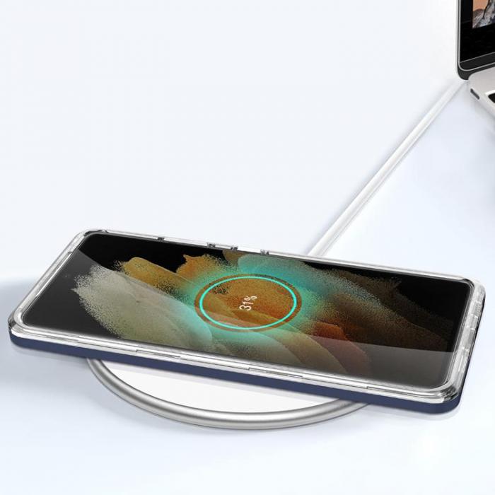 A-One Brand - Galaxy S23 Ultra Skal Clear 3in1 - Bl