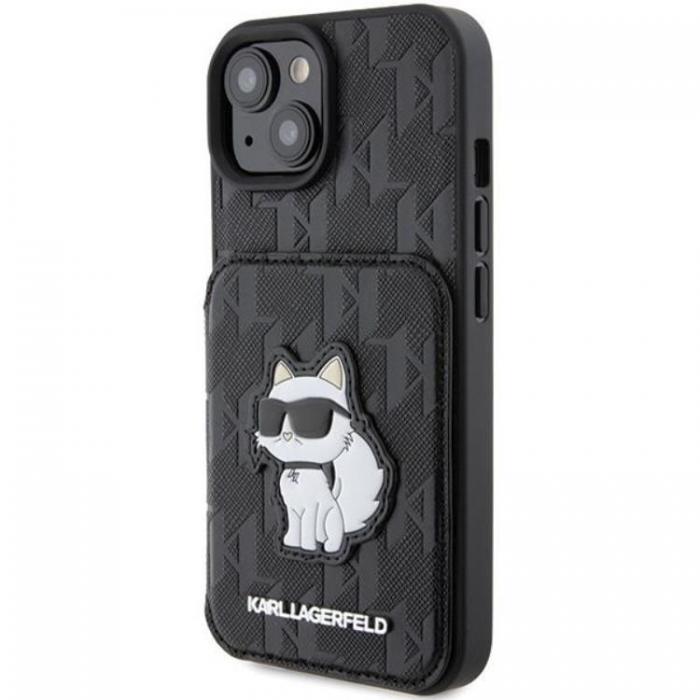 KARL LAGERFELD - Karl Lagerfeld iPhone 15 Mobilskal Korthllare Choupette