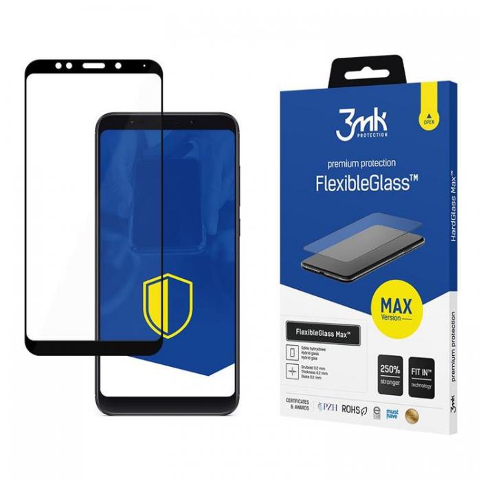 3MK - 3MK FlexibleGlass Hrdat Glas Xiaomi Redmi 5 Plus - Svart