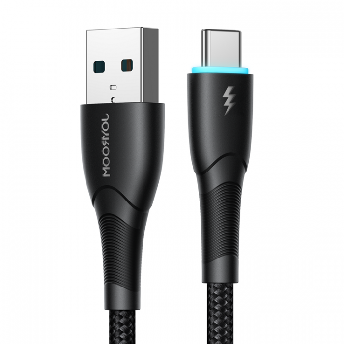 Joyroom - Joyroom Starry USB-C till USB-A kabel 1m - Svart