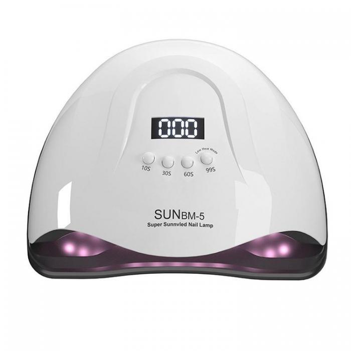 A-One Brand - Nageltorklampor UV LED 45 Lampor 180W - Vit