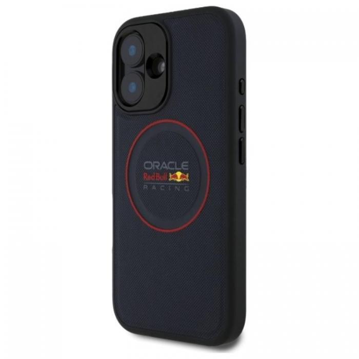 Red Bull - Red Bull iPhone 16 Mobilskal MagSafe Lder Red Ring - Navy