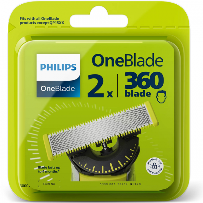 Philips - Philips OneBlade ersttningsblad 2-pack QP420