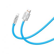 XO - XO USB Till Lightning 1.2m Kabel 6A NB227 - Blå