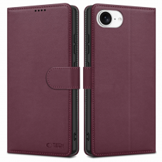 Tech-Protect - Tech-Protect iPhone 16e Plånboksfodral - Mulberry