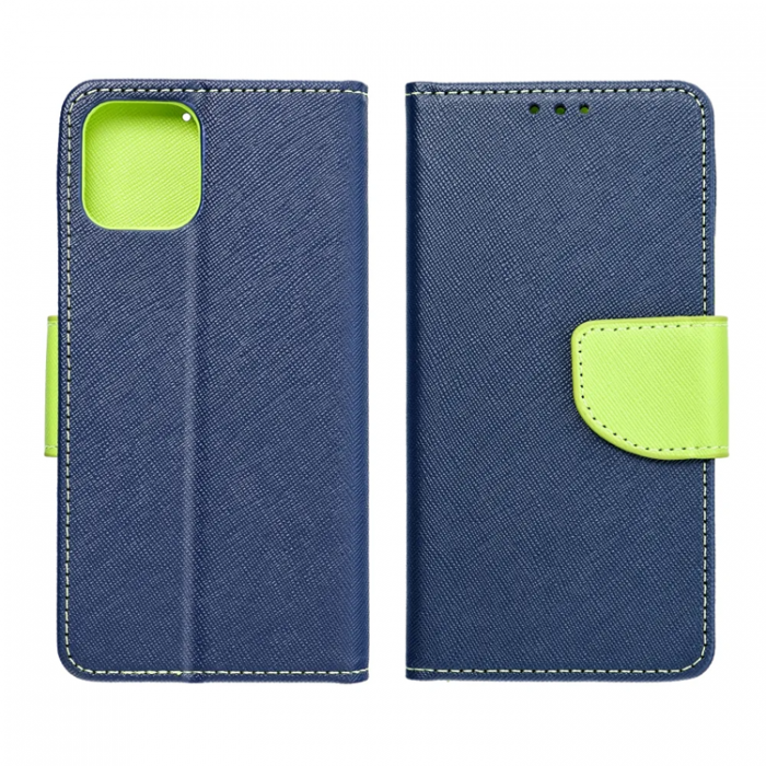 A-One Brand - Xiaomi Redmi 14C Plnboksfodral Fancy - Marinbl lime