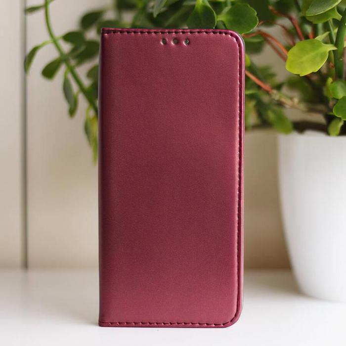 A-One Brand - iPhone 16 Plus Plnboksfodral Smart Magnetisk - Burgundy