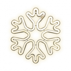 Forever Light - Forever Light LED Neon CHRISTMAS SNOWFLAKE FLNE20 - Vit