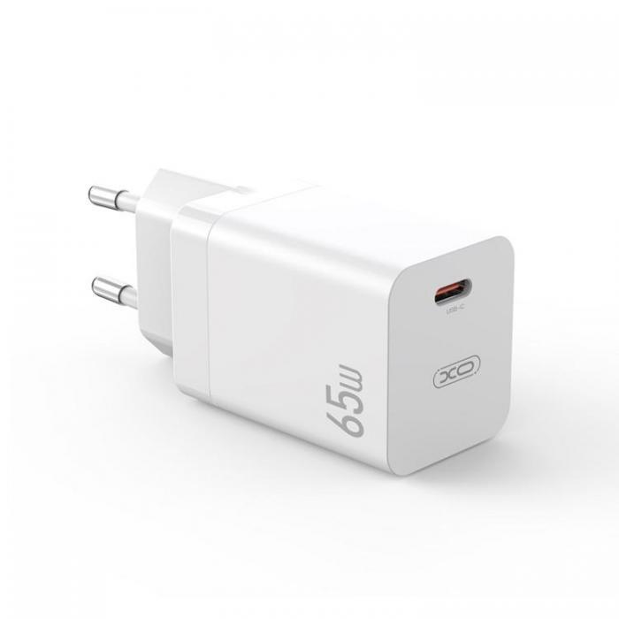 XO - XO Snabbladdare 65W USB-C CE10 PD - Vit