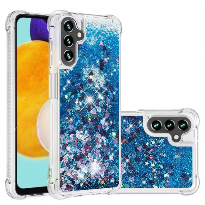 A-One Brand - Galaxy A54 5G Mobilskal YB Quicksand Glitter TPU - Bl