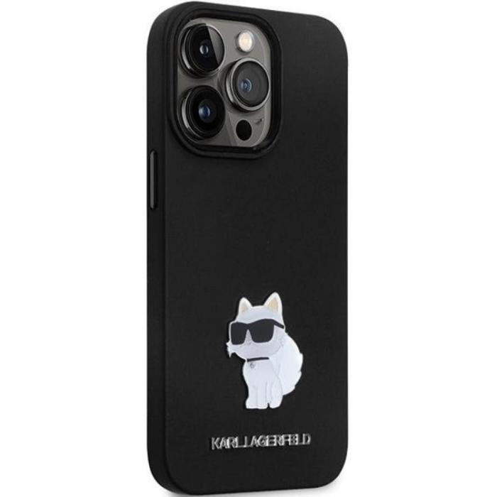 KARL LAGERFELD - KARL LAGERFELD iPhone 14 Pro Mobilskal Silikon C Metal Pin