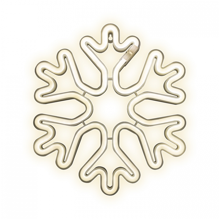 Forever Light - Forever Light LED Neon CHRISTMAS SNOWFLAKE FLNE20 - Vit