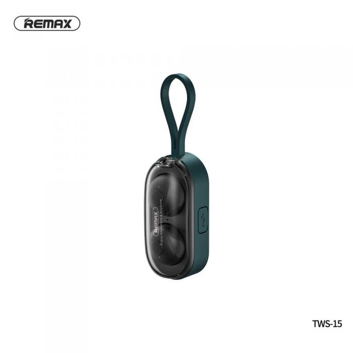 Remax - REMAX Trdls Stereo HrlurarTWS-15 - Grn