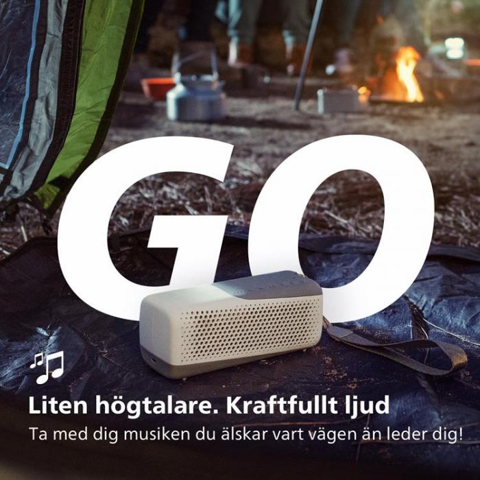 Philips - Philips GO Trdls Hgtalare TAS4807 - Vit