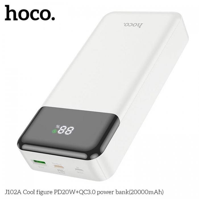 Hoco - Hoco Powerbank 20000 mAh 20W PD QC3.0 3A J102A - Vit