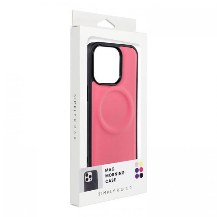 Roar - Roar iPhone 14 Pro Mobilskal Magsafe Morning - Rosa