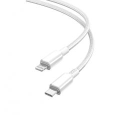 XO - XO USB-C till Lightning kabel 27W 0.35m NB-Q250A PD - Vit