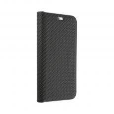 OEM - Galaxy A12/M12 Plånboksfodral Forcell Luna Carbon - Svart