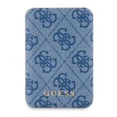 Guess - Guess Trådlös MagSafe Powerbank 5000mAh 15W 4G Metall Logo - Blå