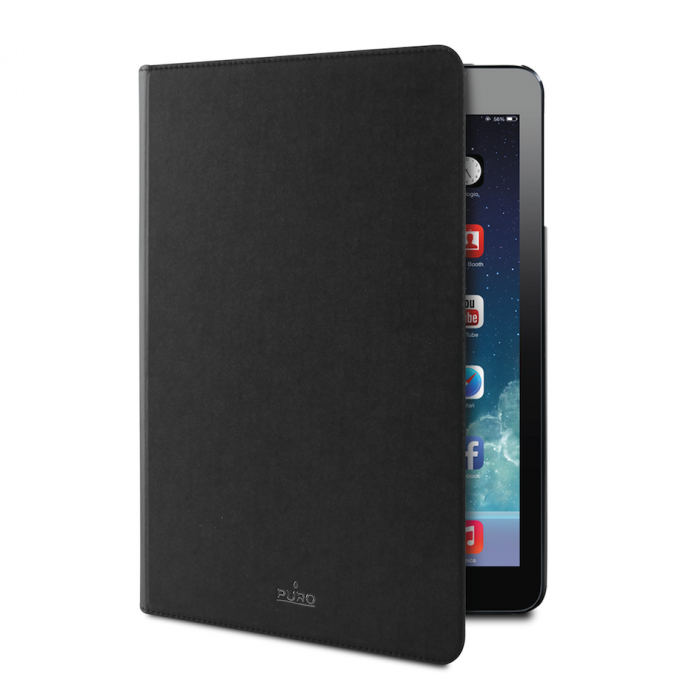 UTGATT5 - Puro Booklet Slim Case iPad Air 2 - Svart