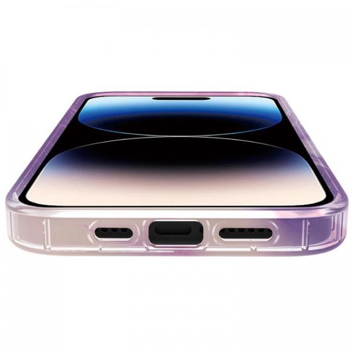 Celly - Celly iPhone 15 Pro Mobilskal Magsafe TPU - Lila