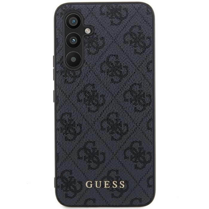 Guess - Guess Galaxy A55 5G Mobilskal Metall Gold Logo - Svart