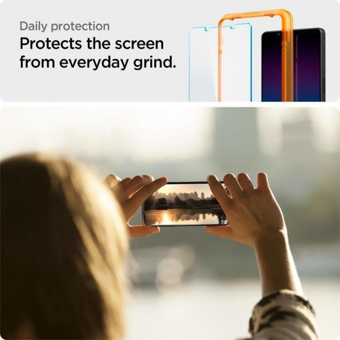 Spigen - Spigen [2-Pack] Sony Xperia 1 VI Hrdat Glas Skrmskydd ALM Tr