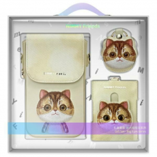 NIMMY - Nimmy 3in1 Set Big Eyed Pet 2.0 Cat - Khaki