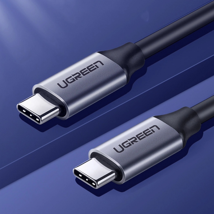 Ugreen - Ugreen USB-C 3.1 Till USB-C 3.1 Kabel 1.5m - Gr