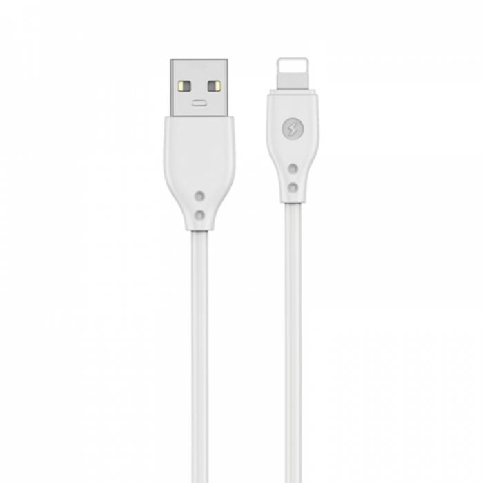 WIWU - WIWU USB Till Lightning 1m Kabel 2.4A Wi-C001 Pioneer - Vit