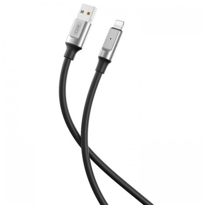 XO - XO USB Till Lightning 1m Kabel 6A NB251 - Svart