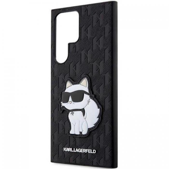 KARL LAGERFELD - Karl Lagerfeld Galaxy S23 Ultra Skal Saffiano Monogram Choupette - Svart