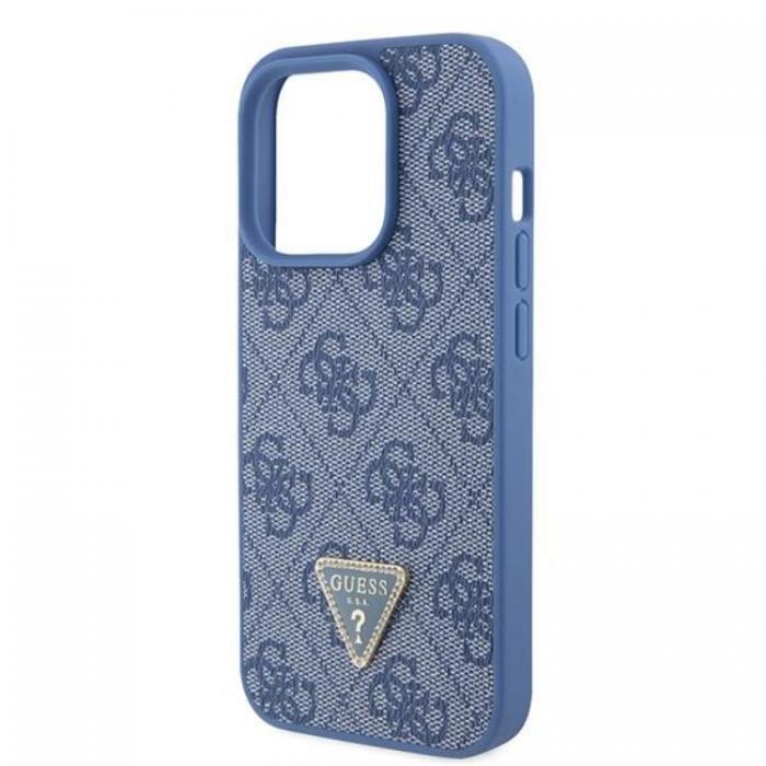 Guess - Guess iPhone 15 Pro Mobilskal Triangle Strass - Bl