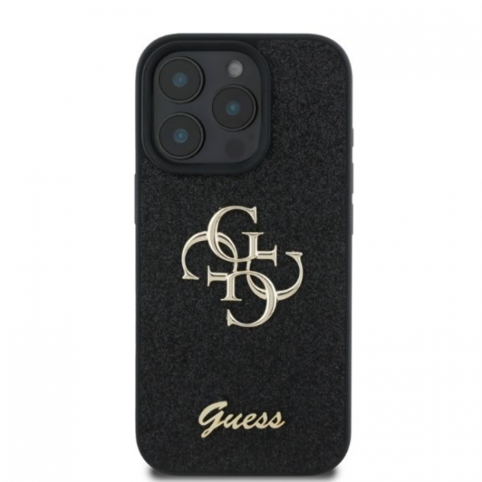 Guess - Guess iPhone 16 Pro Max Mobilskal Fixed Glitter Big 4G