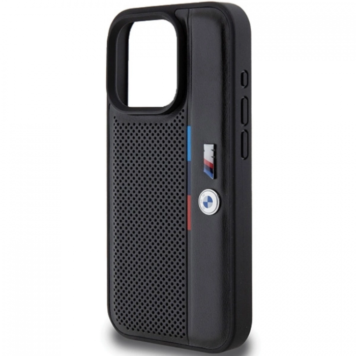 BMW - BMW iPhone 15 Pro Max Mobilskal Perforated Tricolor Line