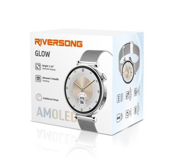 Riversong - Riversong Smartwatch Amoled Glow - RoseGuld