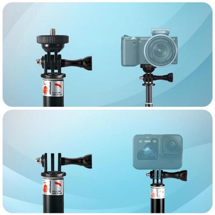 Tech-Protect - Tech-Protect Monopad/Selfie Stick GoPro/DJI - Svart