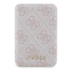 Guess - Guess Trådlös MagSafe Powerbank 5000mAh 15W 4G Metall Logo - Rosa