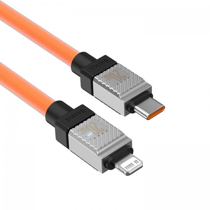 BASEUS - Baseus USB-C till Lightning kabel 20W 1m CoolPlay - Orange