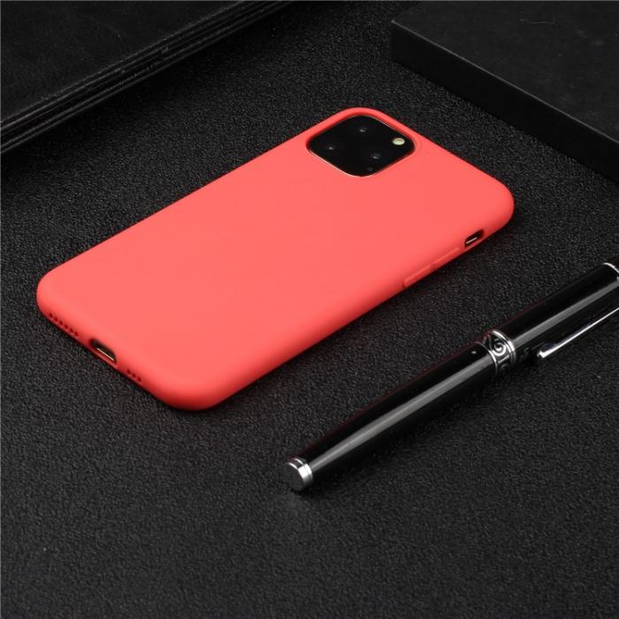 A-One Brand - iPhone 15 Pro Mobilskal TPU Matte Slim-Fit - Rd