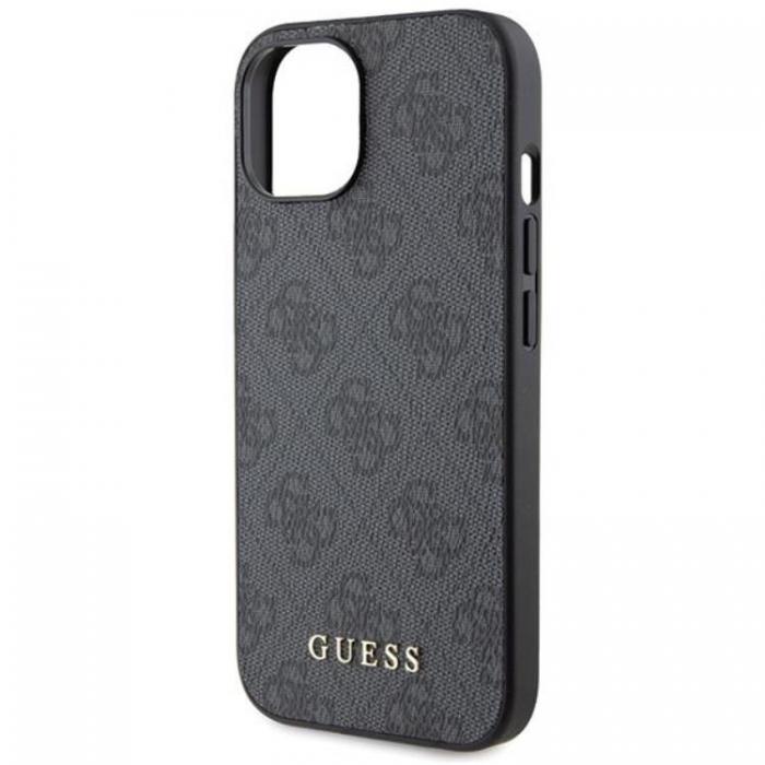 Guess - Guess iPhone 15 Mobilskal Metall Gold Logo - Gr