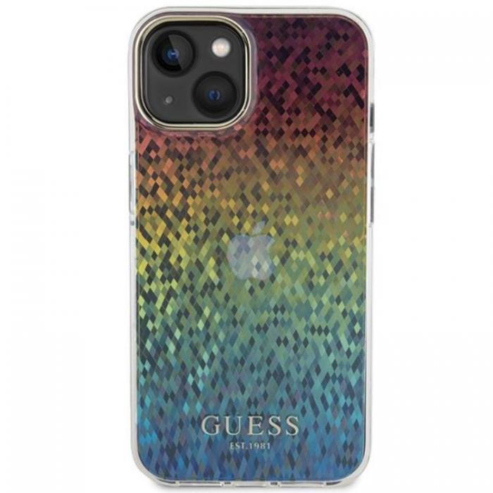 Guess - Guess iPhone 15 Mobilskal IML Mirror Disco Iridescent - Flerfrgad