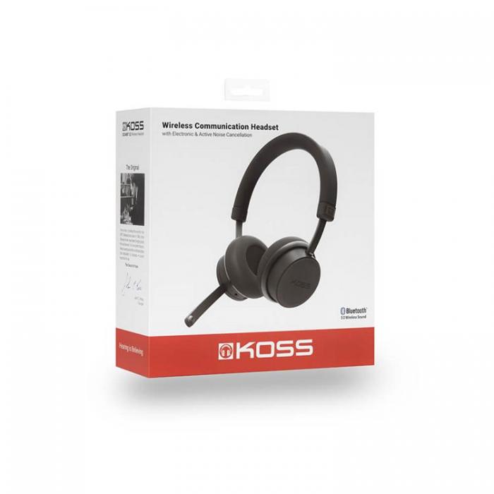 Koss - KOSS Headset CS340iBT Qz Over-Ear Mic Remote - Svart