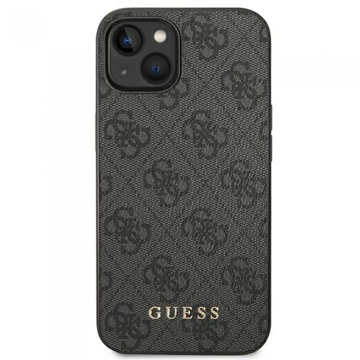 Guess - GUESS iPhone 14 Skal Gold Logo - Gr