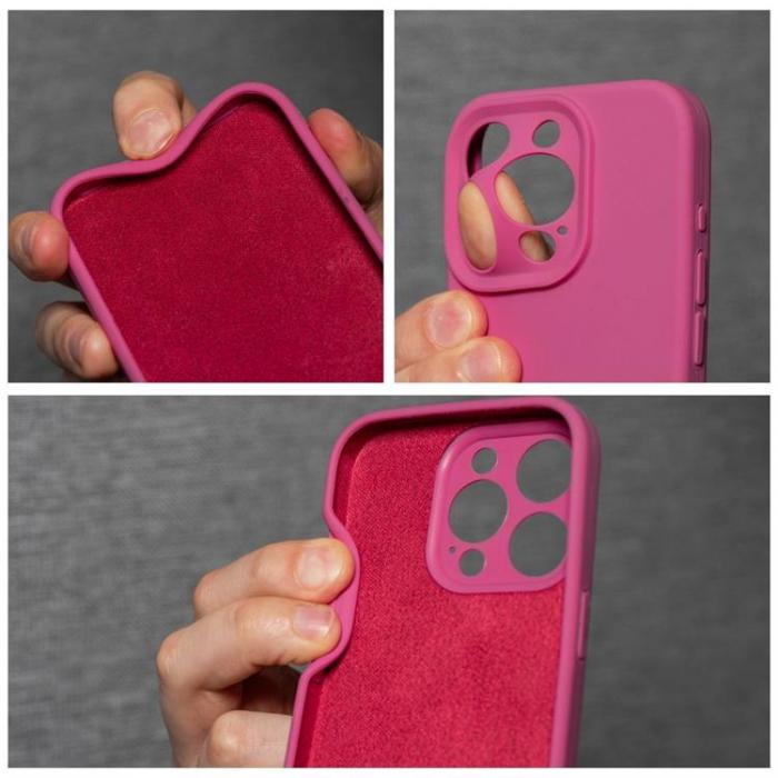 A-One Brand - iPhone 16e Mobilskal Silikon 2mm - Rosa