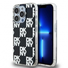 DKNY - DKNY iPhone 15 Pro Max Mobilskal IML Checkered Mono Pattern