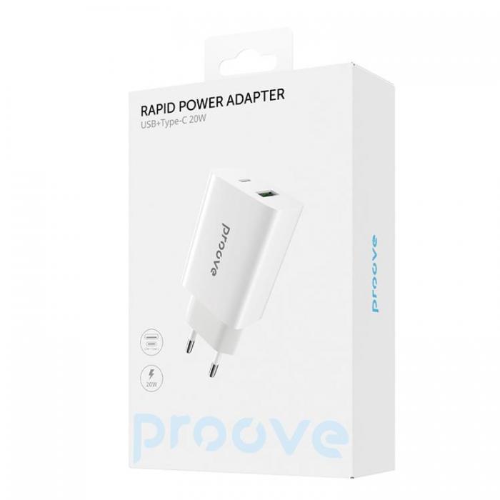 Proove - Proove Snabbladdare 20W Rapid - Vit