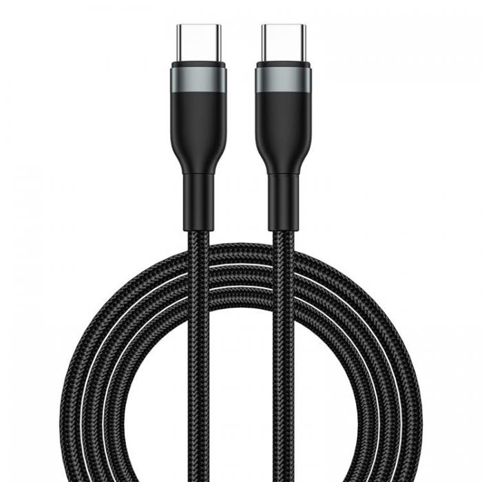 WIWU - WIWU USB-C Till USB-C 100W Kabel 1.2m Wi-C017 - Svart