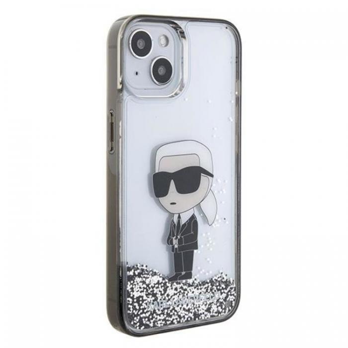 KARL LAGERFELD - Karl Lagerfeld iPhone 15 Mobilskal Liquid Glitter Ikonik